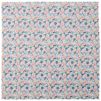 Fresco Floral Hair Scarves, scarf unfolded view. 