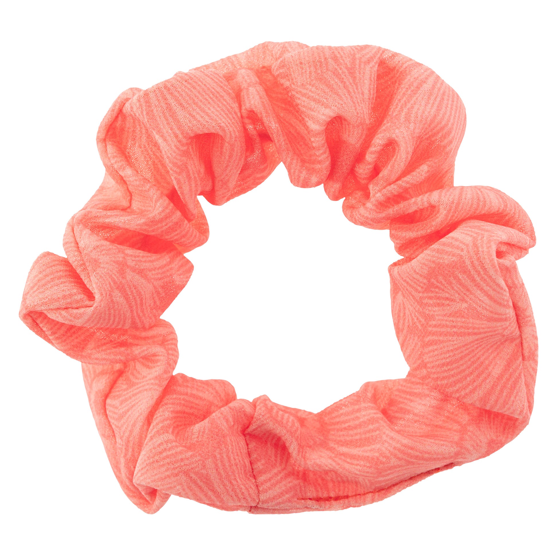Pink Hair Scarves scrunchie view. 