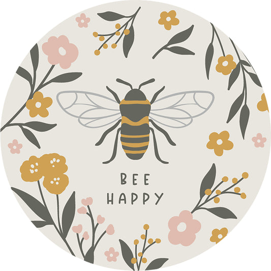 Bee Happy Happy Magnet