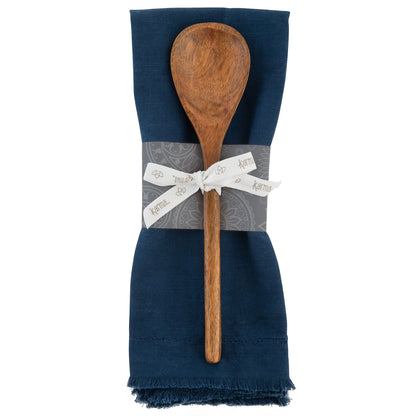 Indigo Chelsea Tea Towel With Spoon