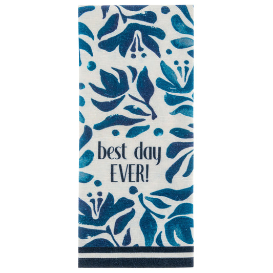 Coastal Abstract Tea Towel