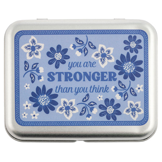 Blue Floral Sentiment Box