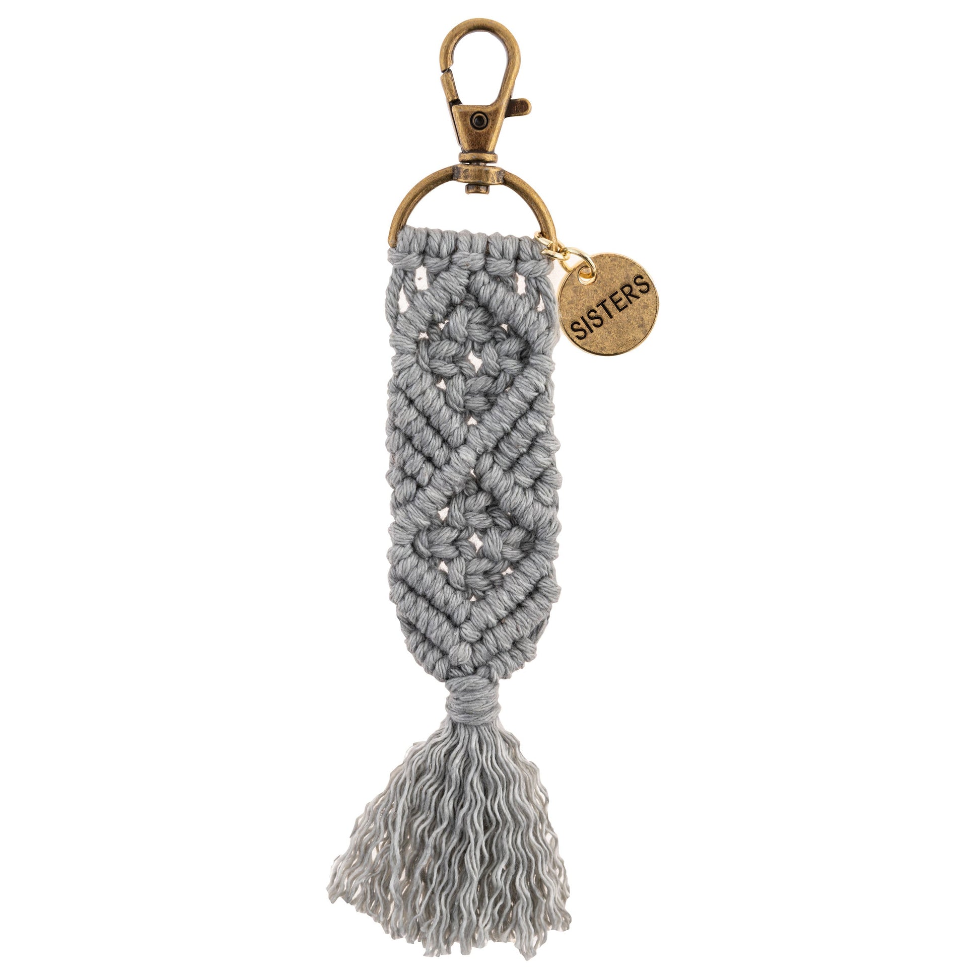Sisters Macrame Keychain