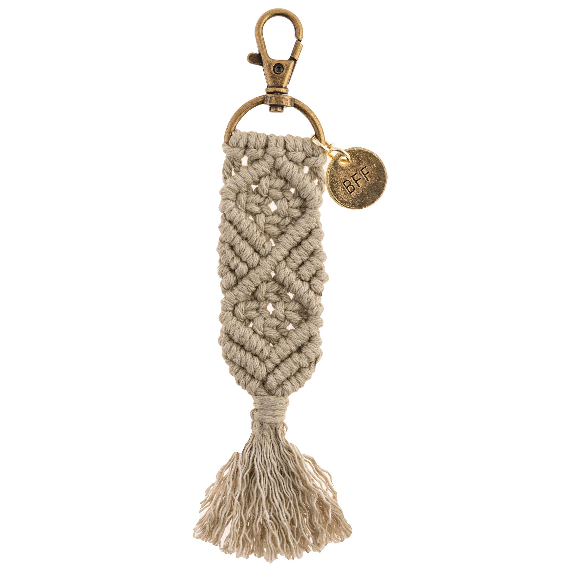 BFF Macrame Keychain