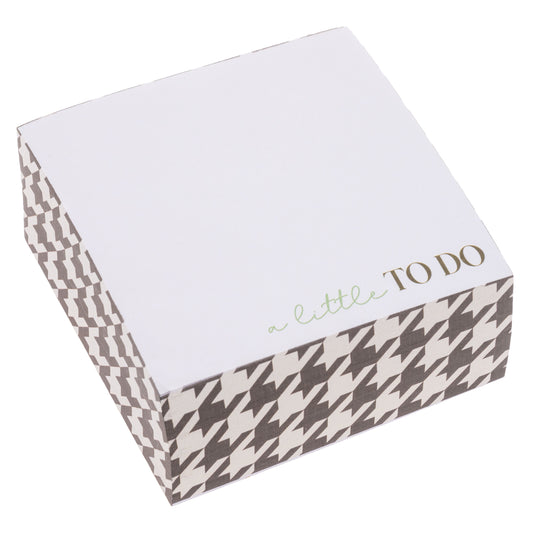 Houndstooth Block Note Pad