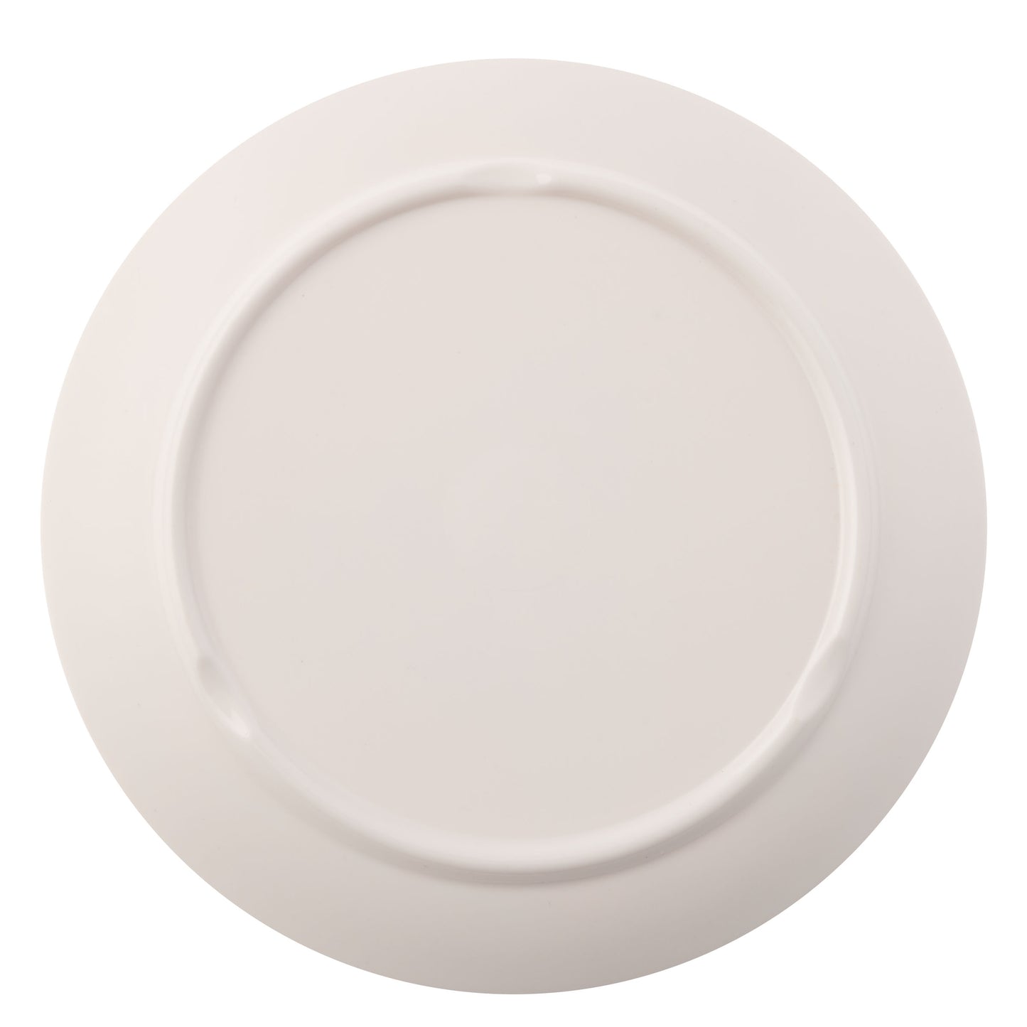 Shelly Floral Melamine Plates back view. 