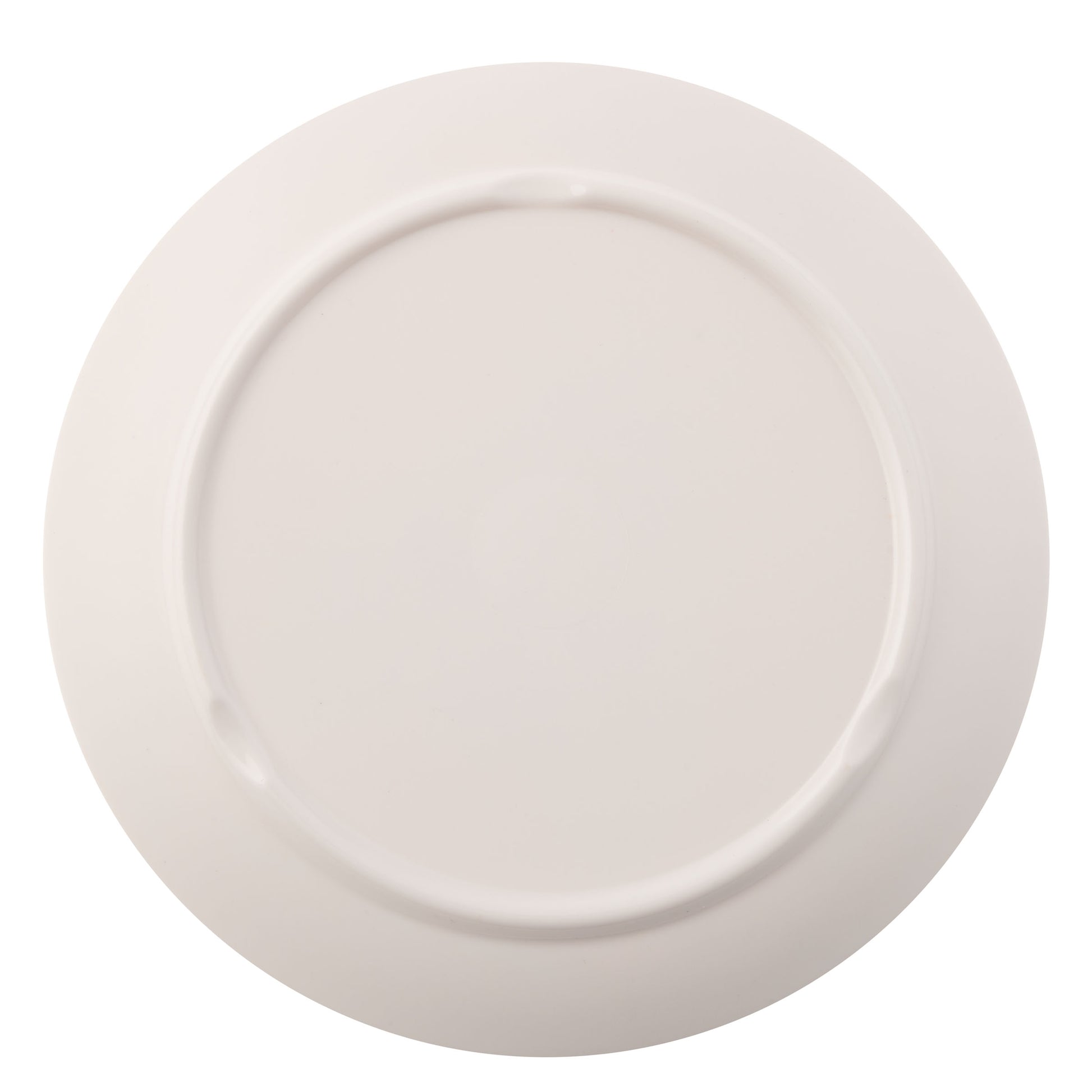 Shelly Floral Melamine Plates back view. 