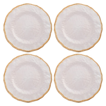 Heirloom Cream Melamine Salad Plates