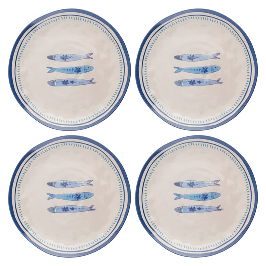 Sardines Melamine Salad Plates