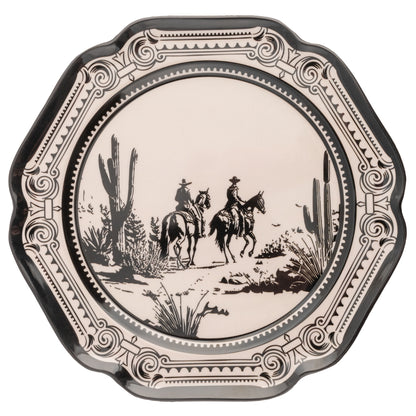 Gothic Cowboy Melamine Salad Plates
