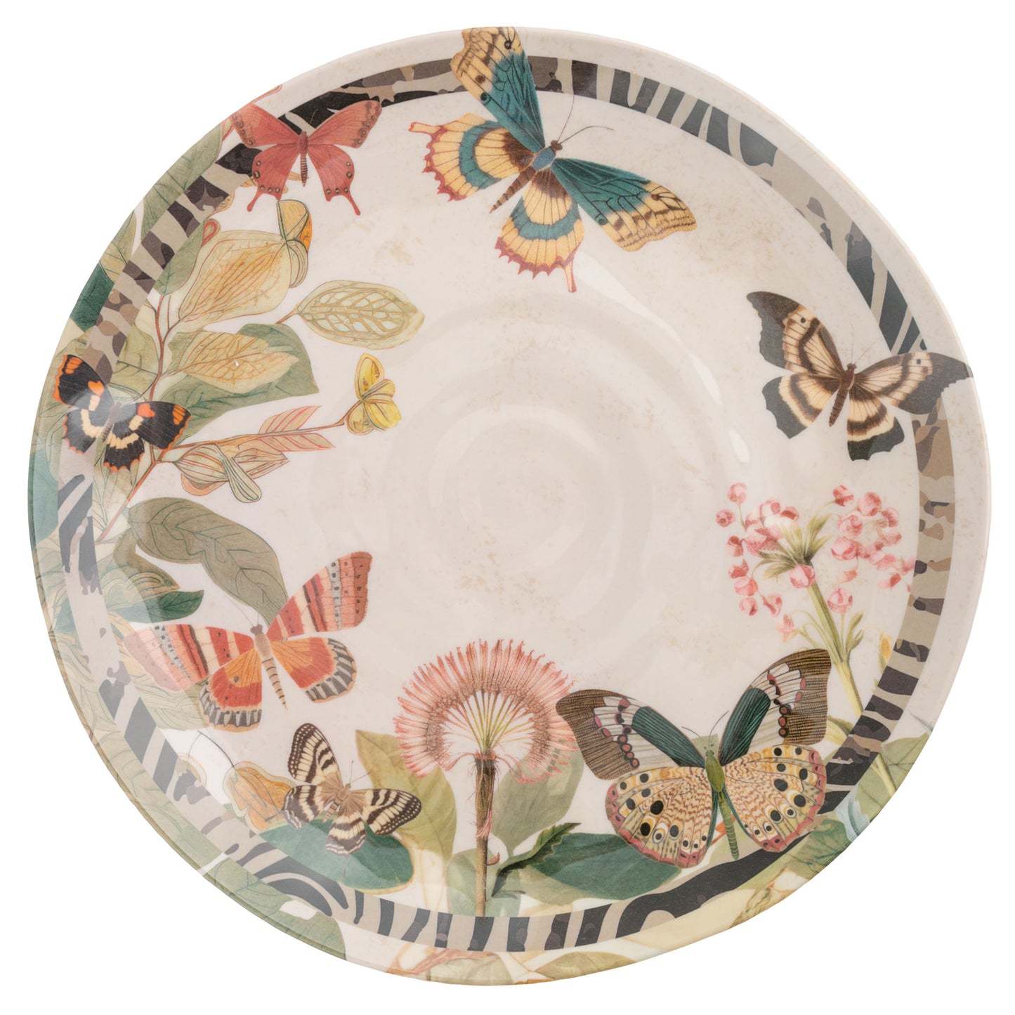 Eclectic Butterflies Melamine Salad Plates