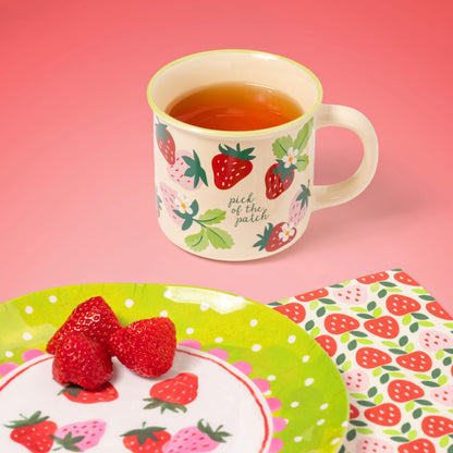 Strawberry Camp Mug