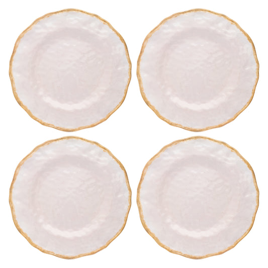 Heirloom Cream Melamine Dinner Plates
