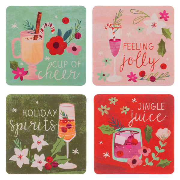 Cocktails paper coasters