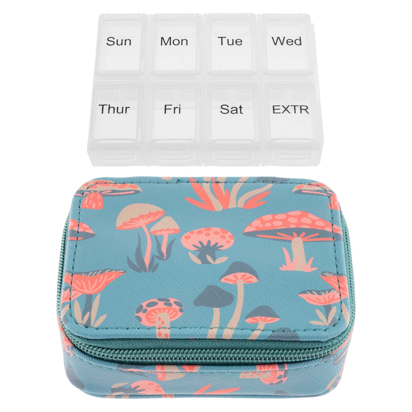 Mushroom Travel Pill Case