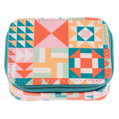 Quilt Blocks Travel Pill Case