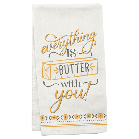 Butter Cheeky Flour Sack Tea Towels