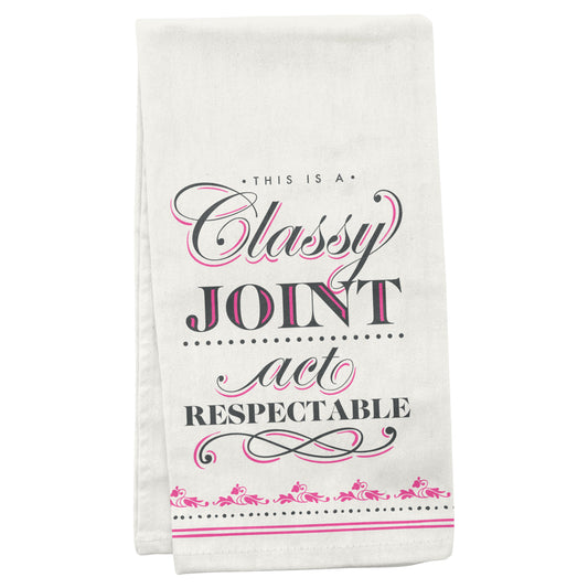 Classy Joint Cheeky Flour Sack Tea Towels
