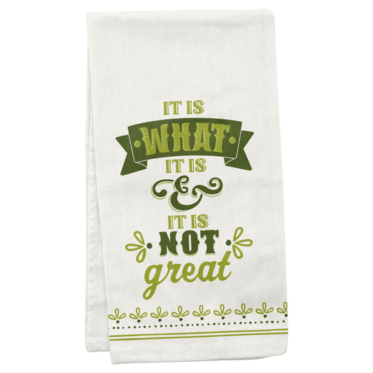 What it is Cheeky Flour Sack Tea Towels