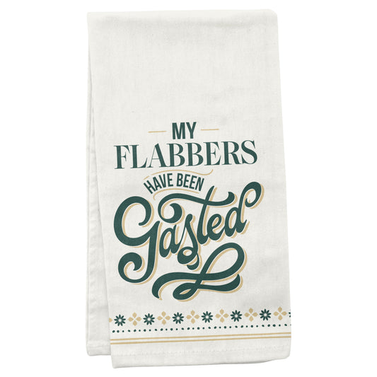 Flabbergasted Cheeky Flour Sack Tea Towels