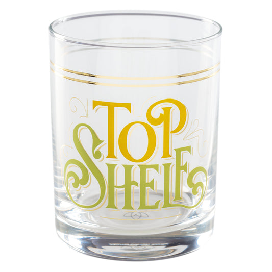 Top Shelf Rocks Glass