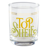 Top shelf rocks glass