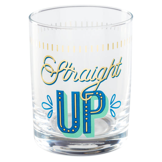 Straight Up Rocks Glass