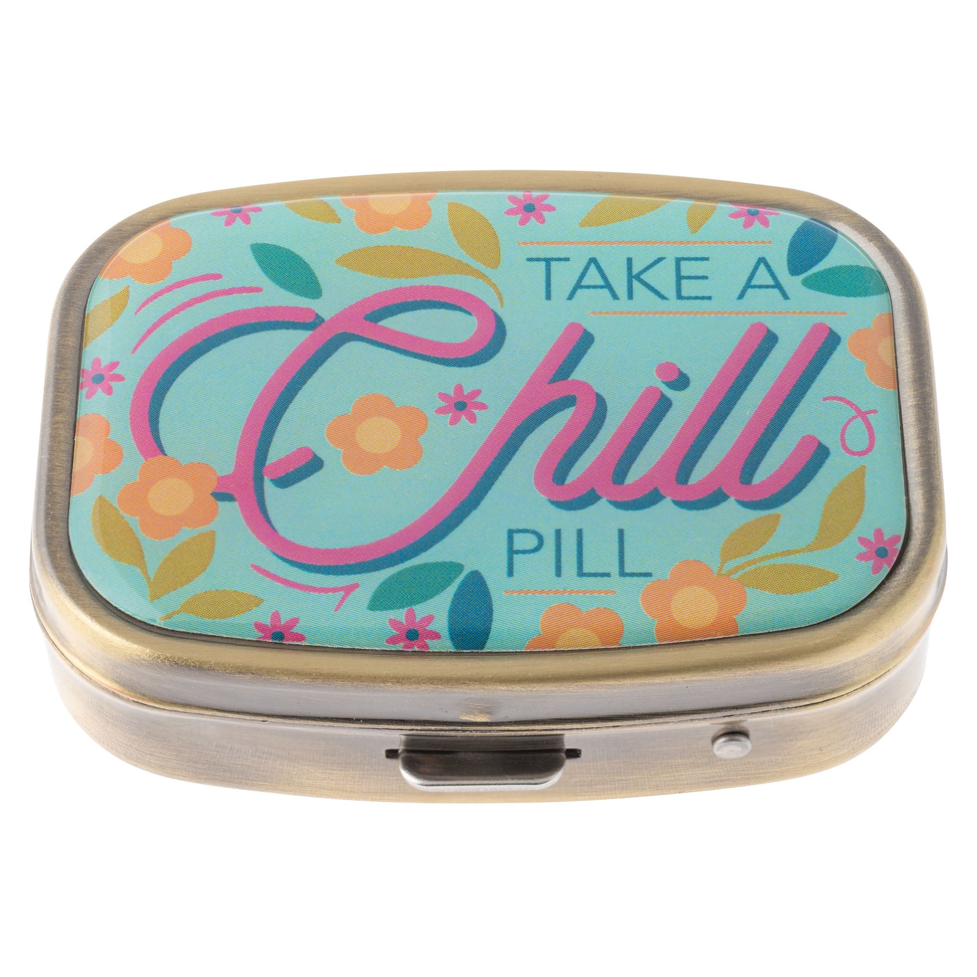 Small Metal Pill Case-Chill Pill