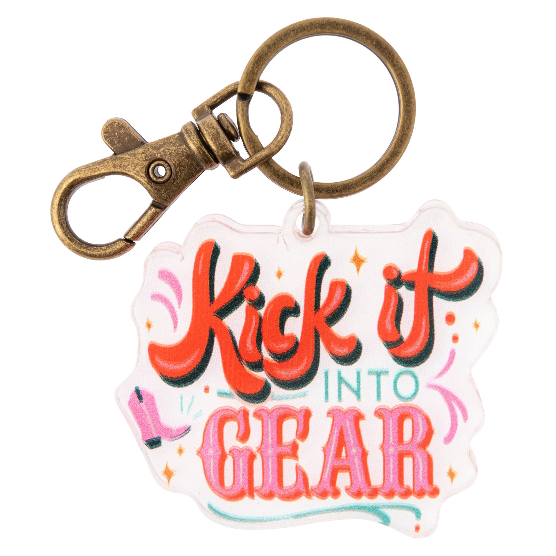 Kick It Acrylic Keychain