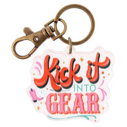 Kick It Acrylic Keychain