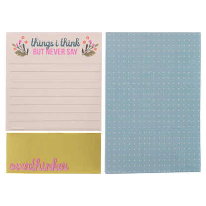 Socially Awkward Sticky Note Booklet sticky note view. 