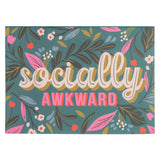 Socially awkward sticky note booklet