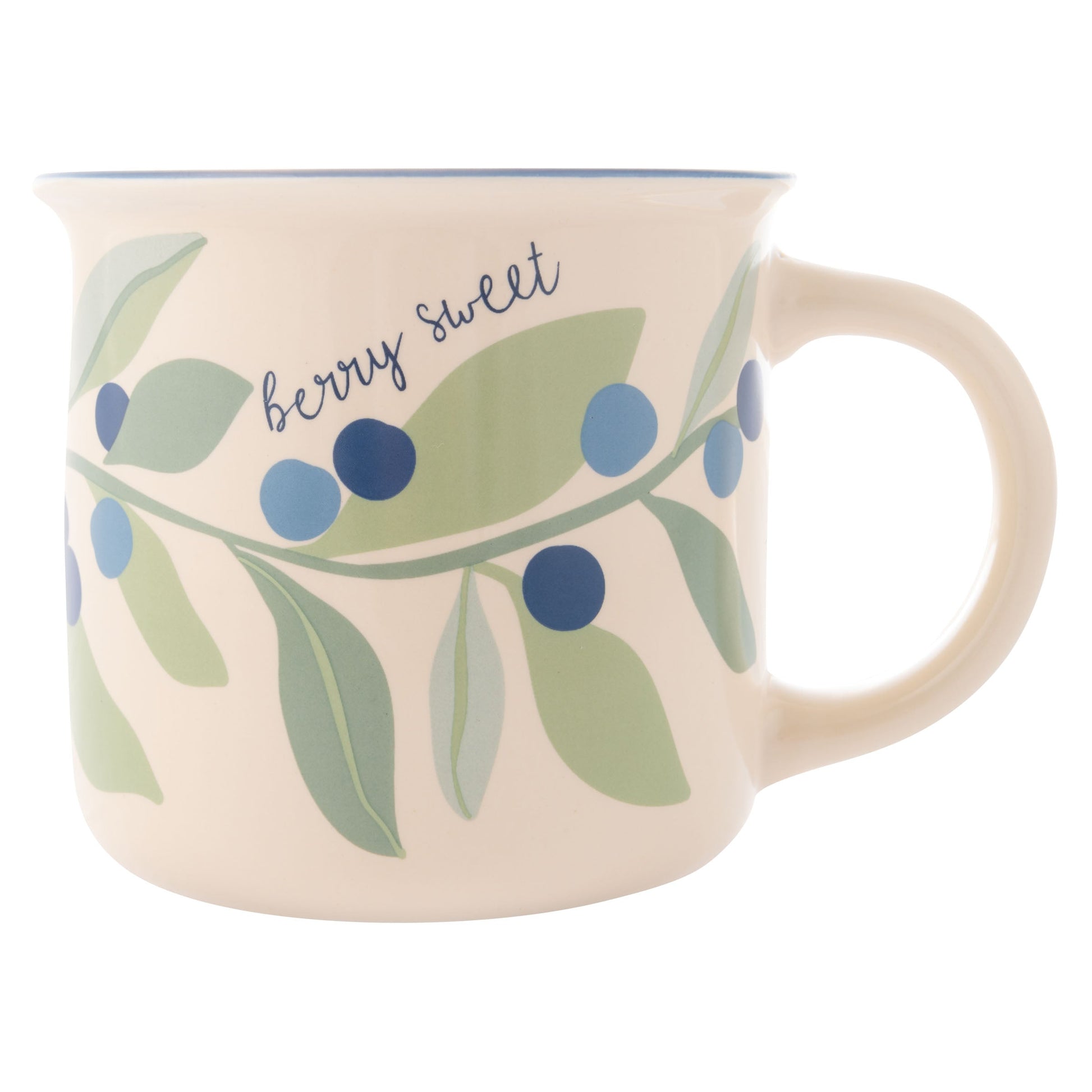 Blueberry camp mug