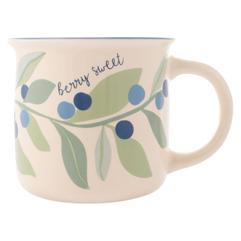 Blueberry camp mug