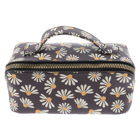 Daisy mini zip cosmetic bag