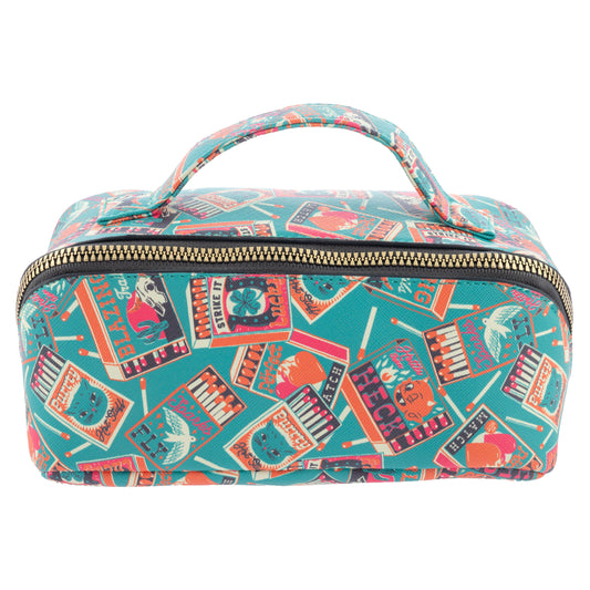 Matchbook Mini Zip Cosmetic Bags