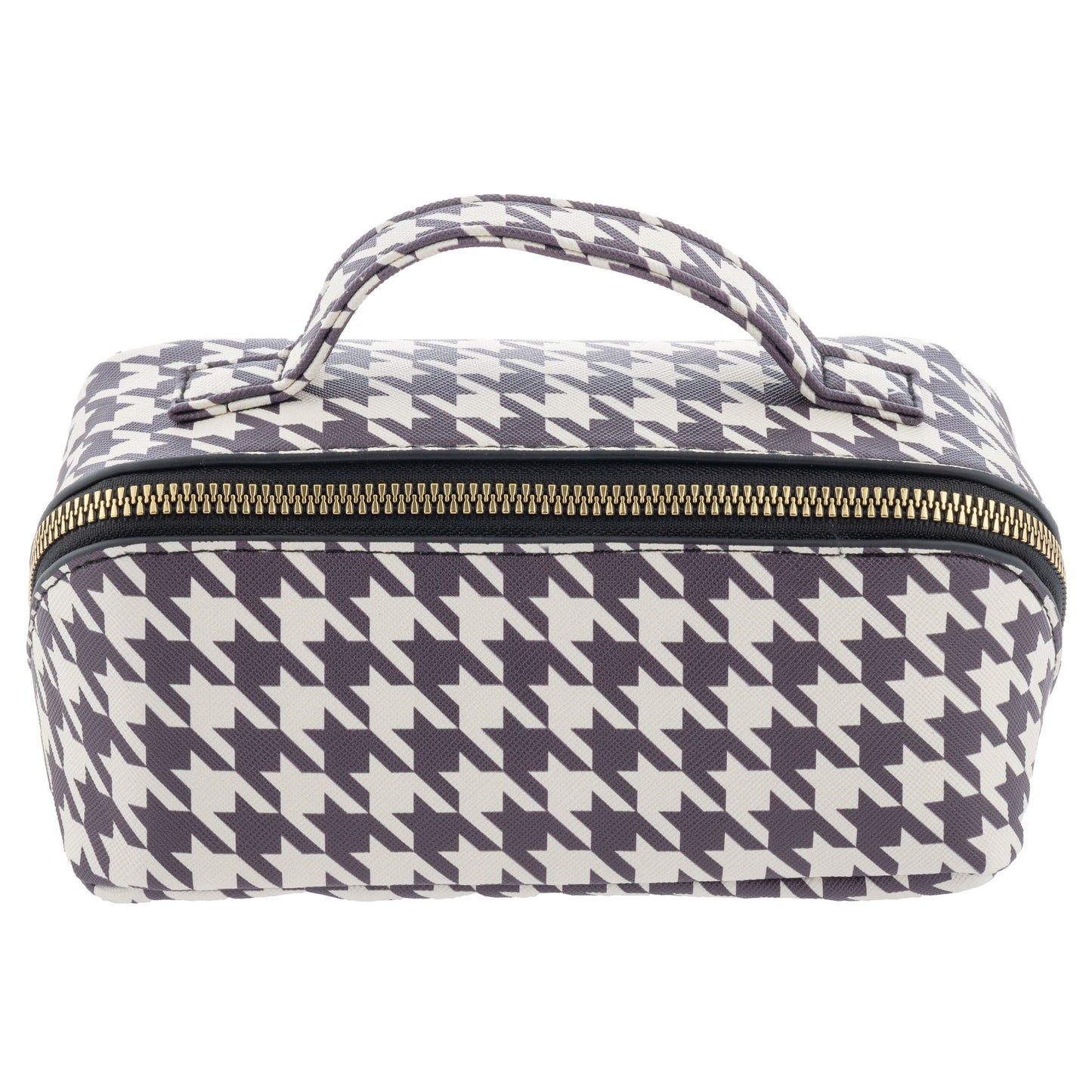 Houndstooth Mini Zip Cosmetic Bags