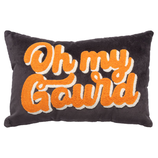 Oh My Gourd Lumbar Velvet Pillow