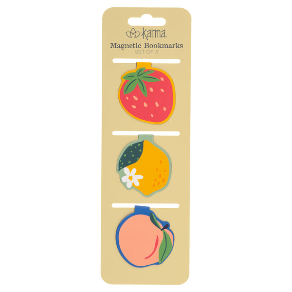 Fruit magnetic bookmarks