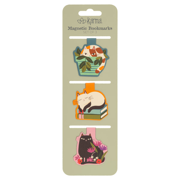 Cats magnetic bookmark