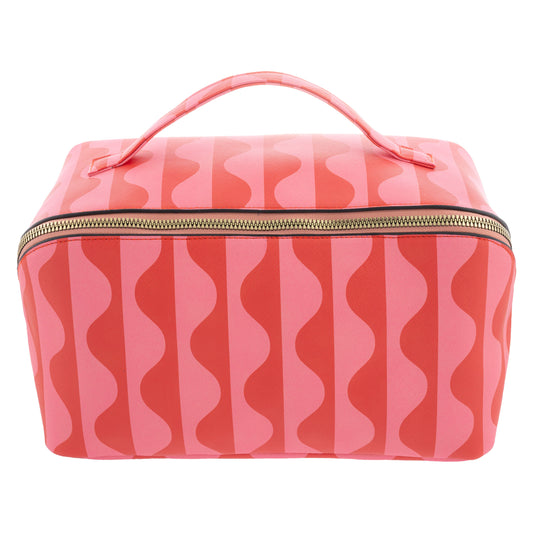 Waves Jumbo Zip Cosmetic Bag