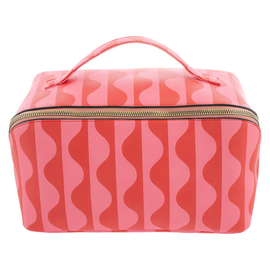 Waves Jumbo Zip Cosmetic Bag