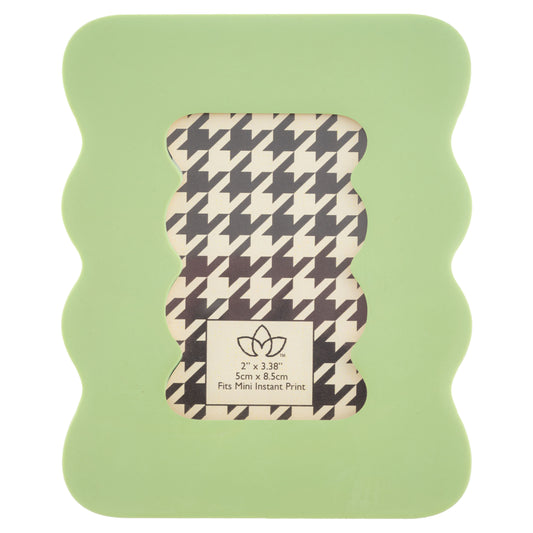 Green Resin Squiggle Mini Frame
