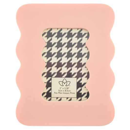 Pink Resin Squiggle Mini Frame