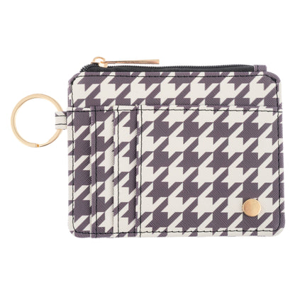 Houndstooth Card Wallet