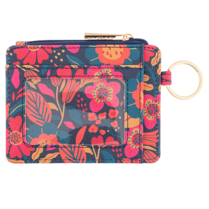 Retro Floral Card Wallet