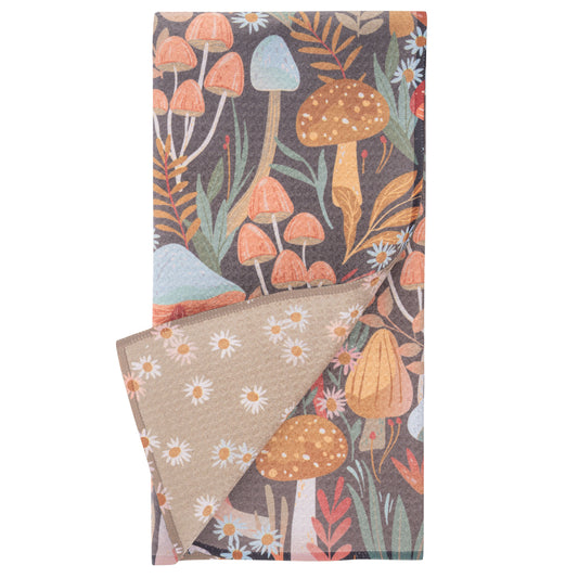 Mushroom Microfiber Tea Towels