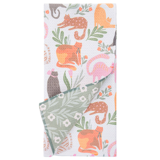 Cat Microfiber Tea Towels
