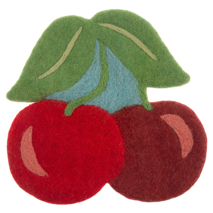 Cherry Felt Trivet