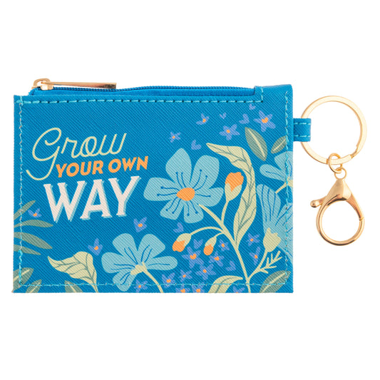 Grow Your Own Way Zip ID Holder